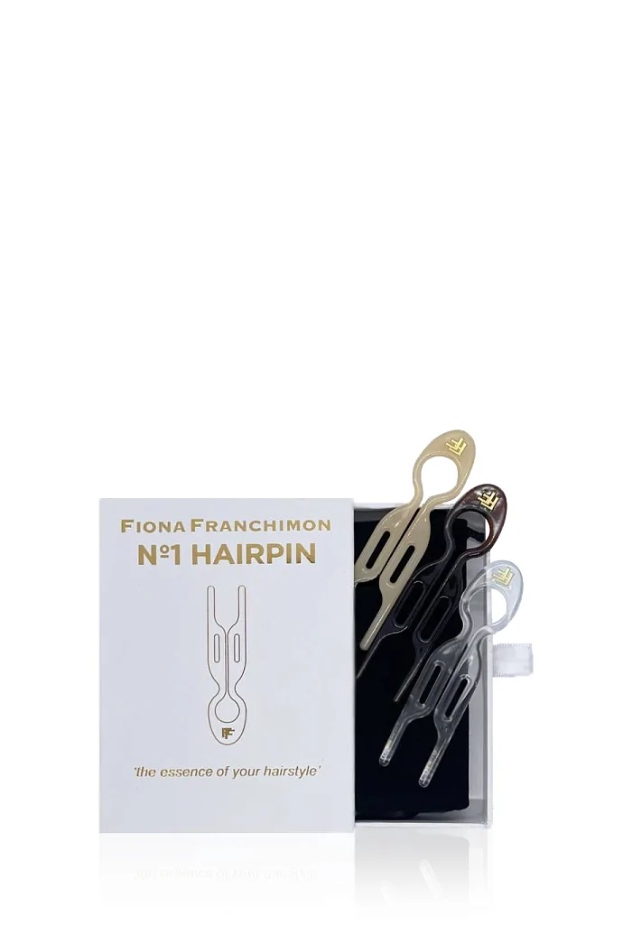 Шпильки №1 HAIRPIN коричневая/прозрачная/бежевая | Набор из 3 шпилек в интернет-магазине Authentica.love
