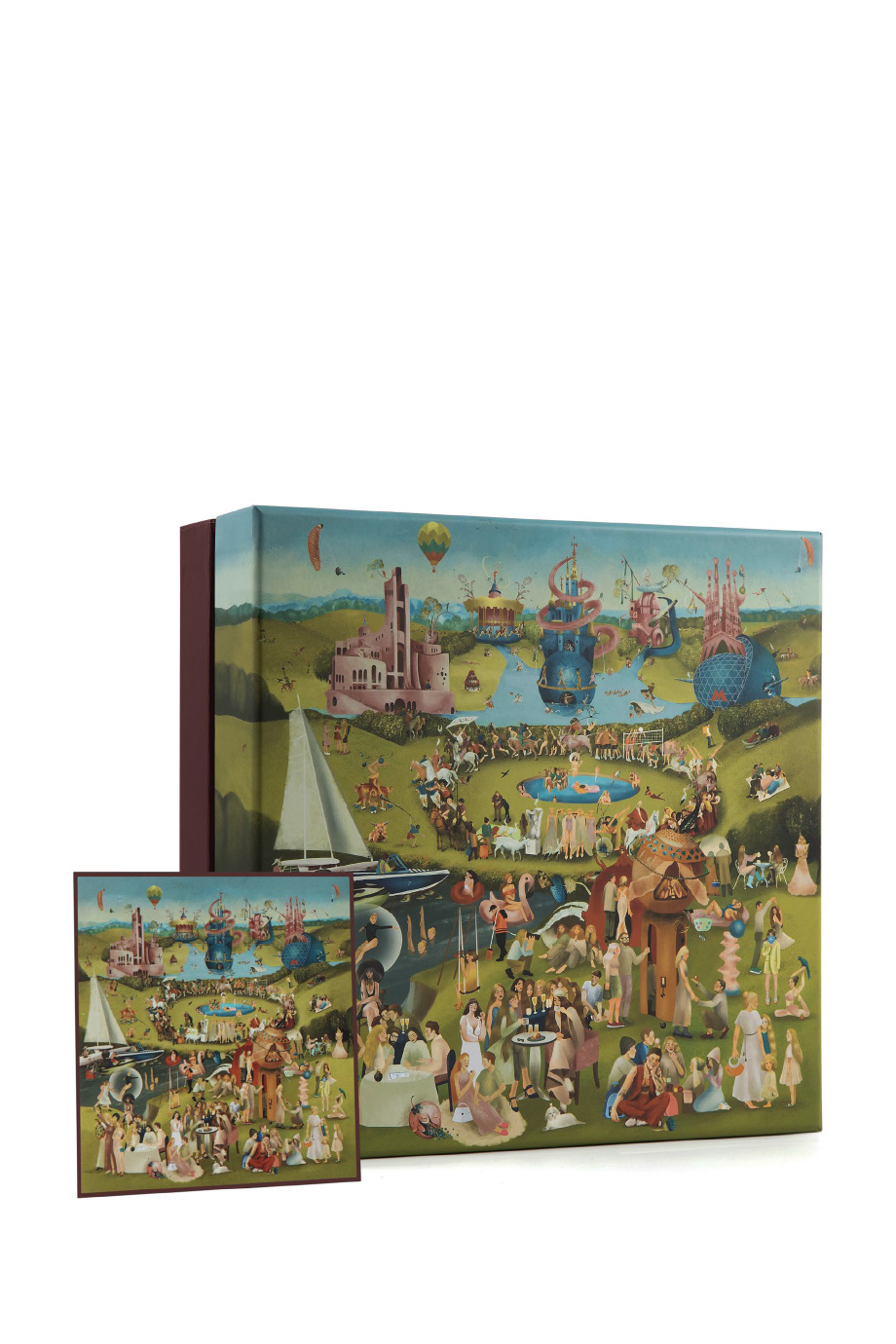 Подарочная коробка Authentica "Сад земных желаний" (бордовая)